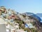 White houses, churches and blue domes in Oia village