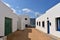 White houses on the island of `La Graciosa`