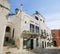 White houses in a street in Ostuni, Puglia, Italy