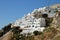 White houses in Thira, Greece
