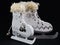 White ice skate Christmas Decoration