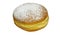 on white isolated Berliner Doughnuts European donuts Krapfen tradicional bakery for fasching carneval time