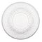 The white isolated ceiling rosette
