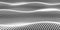 white kevlar surface carbon fiber wavy pattern fabric background pattern wave wrinkles 3d illustration