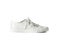 White lace unisex sneaker sports footwear isolated white background