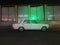 White Lada 2101 cool retro Ussr car. Background wallpaper