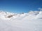 A white landscape hight in the Austrian Alps