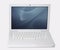 White laptop with clipping path