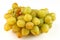 White Laura grapes on a white background