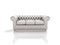 White leather sofa