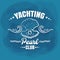 White Lettering Yachting Club Pearl