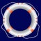 White lifebuoy