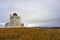 White lighthouse of Dyrholaey - Iceland