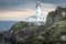 White lighthouse at Fanad Head, Donegal, Ireland