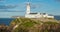 White lighthouse at Fanad Head, Donegal, Ireland