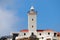 White Lighthouse Tower Building At Cape St. Blaize