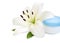 White lilly and moistening cream