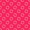White line Refresh icon isolated seamless pattern on red background. Reload symbol. Rotation arrows in a circle sign