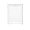 White Llaminated Clear Full Paper Bag Isolated