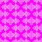 White on Magenta Fleur de Lis Arabic Geometrical Pattern Seamless Repeat Background