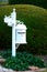 White mail box