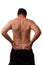 White Male with Back Pain - Bare Torso