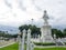 The white marble elephant four headed, is The Rama IX Golden Jubilee Monument, erected in 1996 AD, in the honour of King Rama IX.