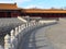 White marble railings in the Imperial Palace