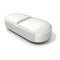 White medicine pill - tablet. 3D render