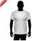 White men`s t-shirt realistic mockup view front