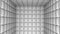 White mental hospital padded room.  3D-rendering.