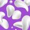 White mesh background with violet