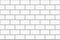 White metro tile seamless pattern. Subway brick wall background. Stone or ceramic kitchen backsplash, bathroom wall or