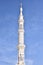 White minaret of the Prophet\\\'s Mosque in the city of Medina