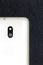 White Mobile phone rear camera