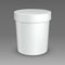 White Mock Up Bucket Tub Food Plastic Container For Dessert, Yogurt, Ice Cream, Sour Cream Or Snack. Vector EPS10