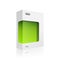 White Modern Software Product Package Box With Green Window