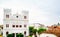 White mosque in the south part of Old town Galle, Sri Lanka