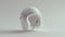 White Motorcycle Helmet Full Faced with Visor