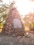 White Mountain Memorial, Bila Hora. Stone pyramid at the place of Battle of White Mountain - 1620, Prague, Czech