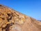 White Mountain Volcano on the island of Lanzarote, Canary Islands. Spain