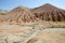 The White mountains in the Aktau mountain range at the Altyn Emel National Park panel, Kazakhstan