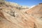 The White mountains in the Aktau mountain range at the Altyn Emel National Park panel, Kazakhstan