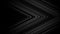 White moving arrows formed by crossed narrow lines on black background, seamless loop. Animation. Crossed rays at an