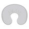 White neck pillow mockup, realistic style