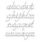 White Neon Lowercase Script Font