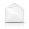 White open envelope with paper