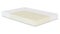 White orthopedic mattress. Structure of the layers of the mattress.