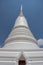 White Pagoda Bell Shape With Blue Sky