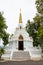 White pagoda at Wat Doi Mae Pang